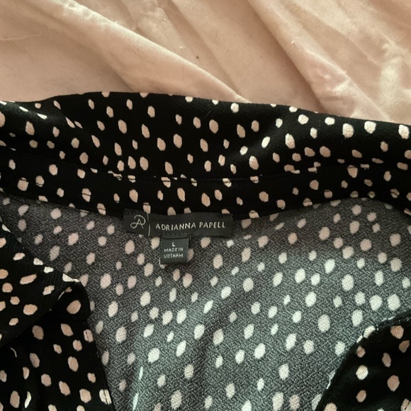 Adrianna Papell Ladies Sleeveless Blouse Large - Picture 6 of 10